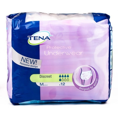 Tena Silhouette Blanco Cintura Baja T/M 12U