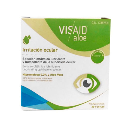 Visaid 0,2% Aloe Irritación 30 X 0,4 Ml