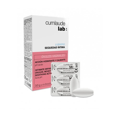 Cumlaude Lubripiu Sequedad Íntima 10 óvulos vaginales