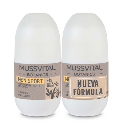 Mussvital Desodorante Men Sport Botanics Duplo 2x75 ml