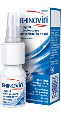 Rhinovin 1 mg/ml nebulizador nasal 10 ml