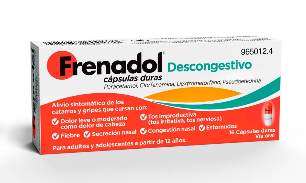 Frenadol descongestivo 16 cápsulas
