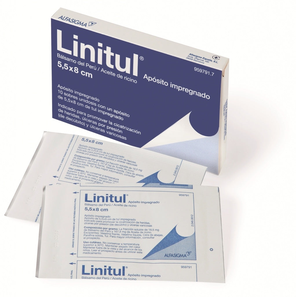 Linitul 5,5 X 8 cm 10 sobres unidosis