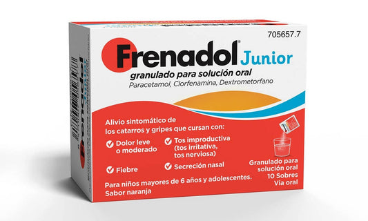 Frenadol Junior 10 sobres granulado