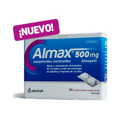 Almax 500 mg 54 Comprimidos Masticables