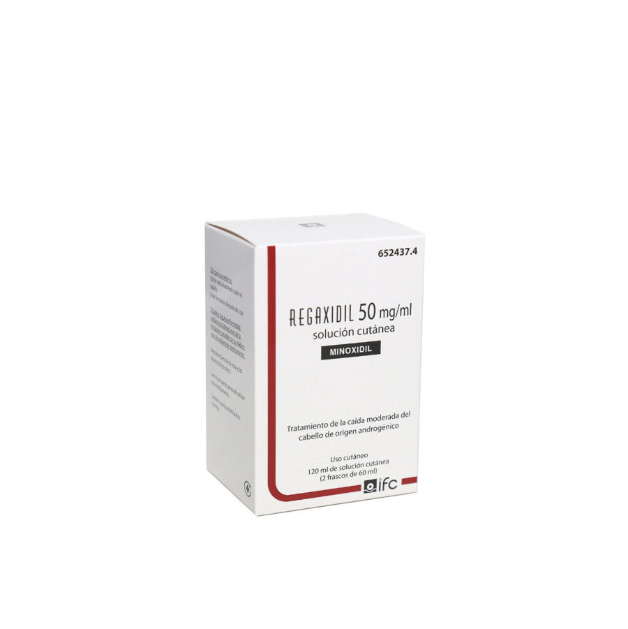 Regaxidil 50 Mg/Ml Solucion Cutanea 2 Frascos 60 Ml