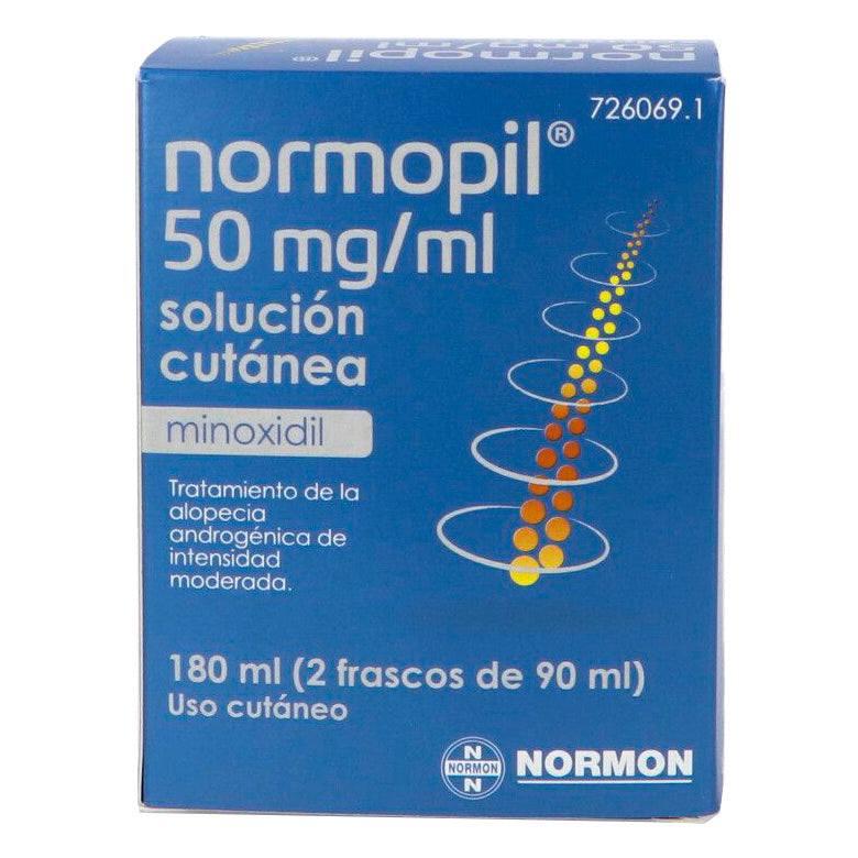 Normopil 50 Mg/Ml 2 Frascos Solucion Cutanea 90 Ml