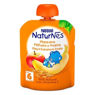 Nestlé Naturnes Manzana Plata Y Avena 90 G