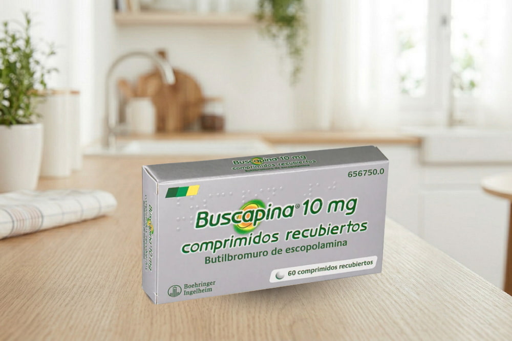 Caja de Buscapina 10 mg comprimidos