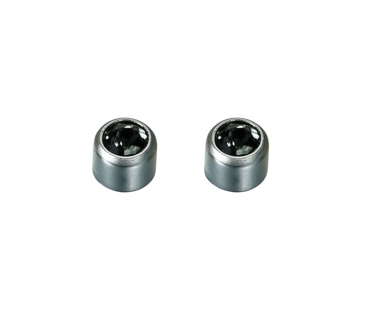Benton Pharma My First Botón negro Acero 4 mm