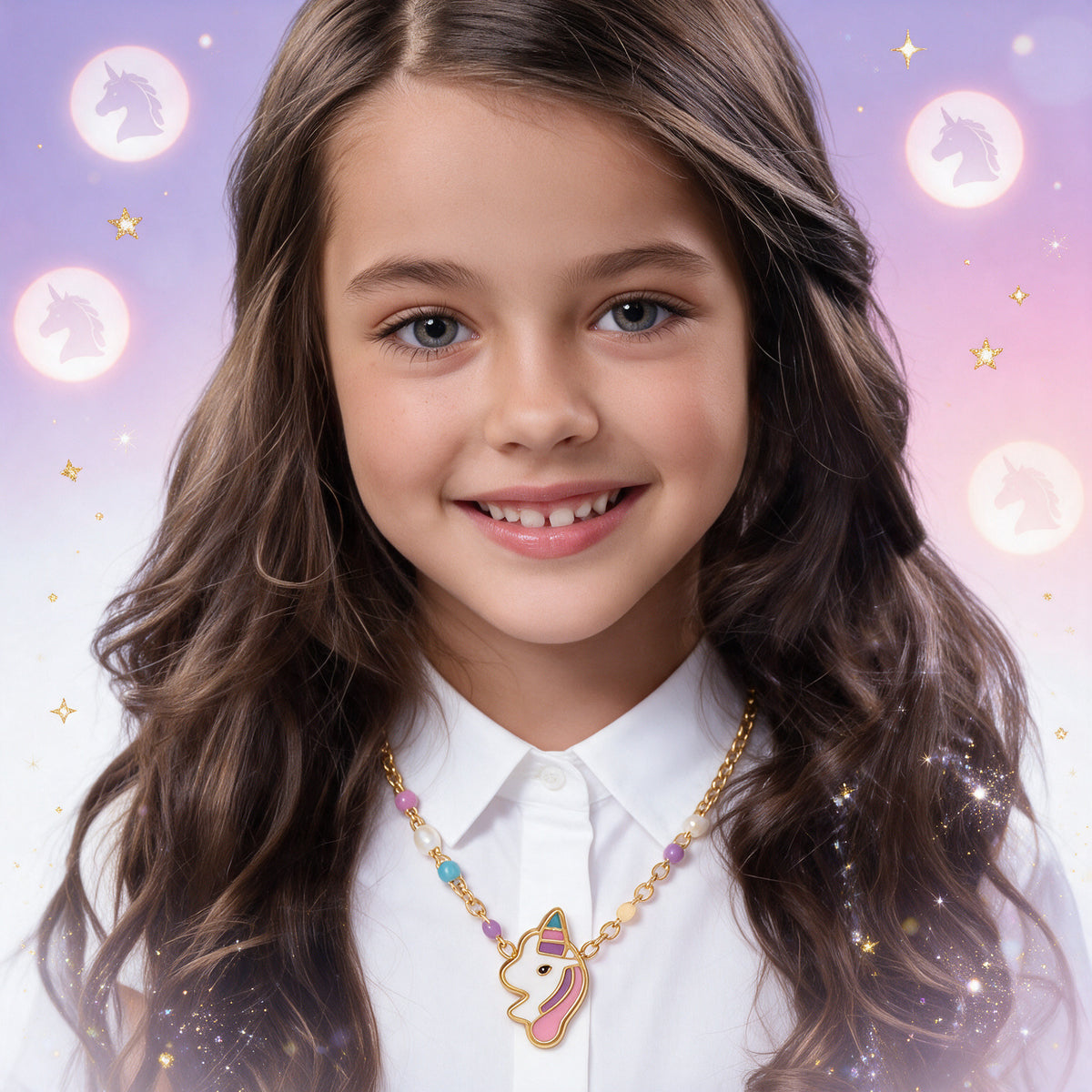 Benton Pharma COLLAR Unicornio Oro