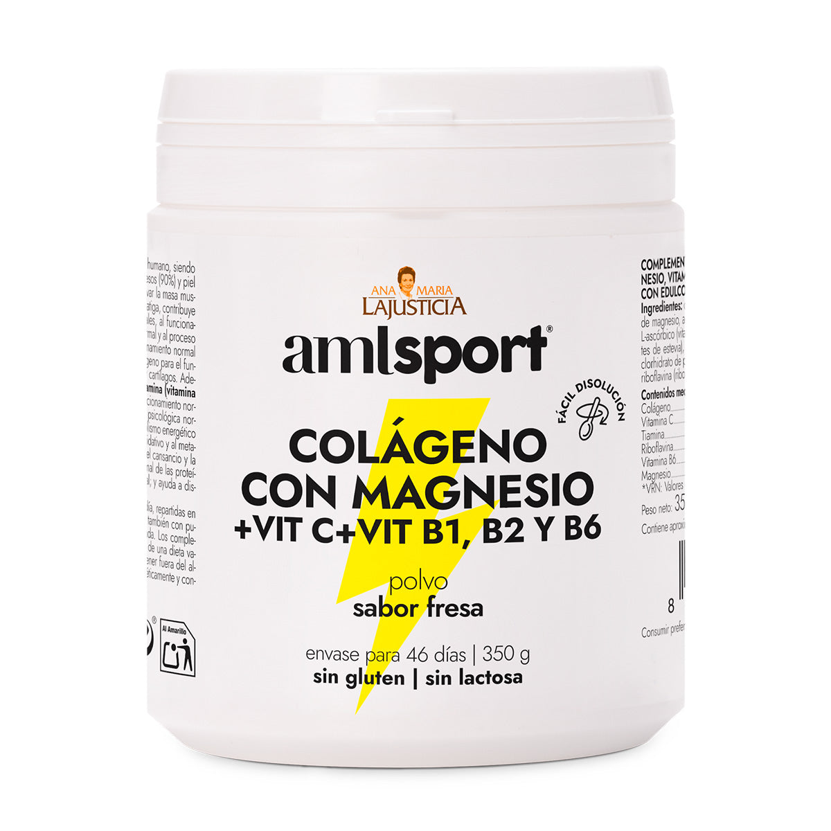 AML Sport Colágeno con Magnesio Polvo 350 g