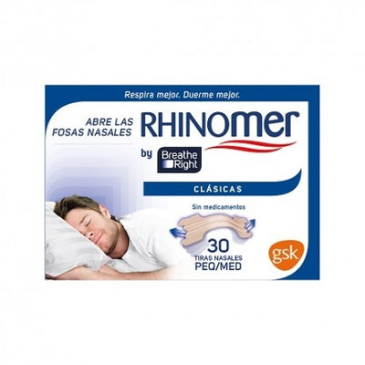 Breathe Right Tiras Nasales Pequeñas 30 Unidades