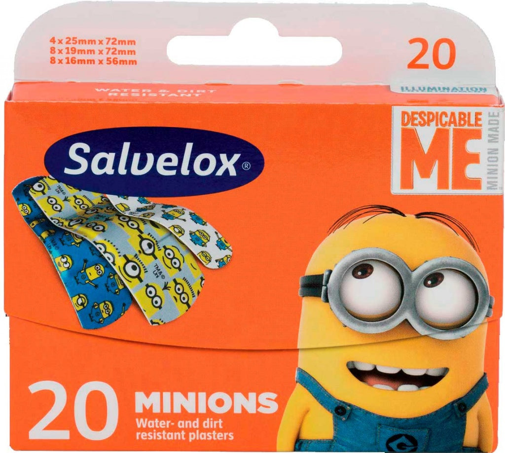 Salvelox Apósitos Infantil Minions 20 Unidades