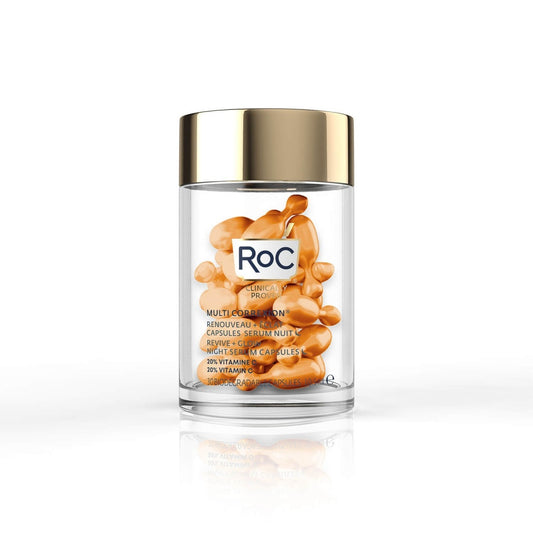 Roc Revive + glow Serum noche 30 cápsulas