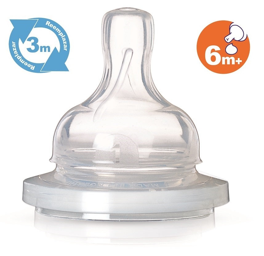 Philips Avent tetina clasic liquidos espesos 2 unidades