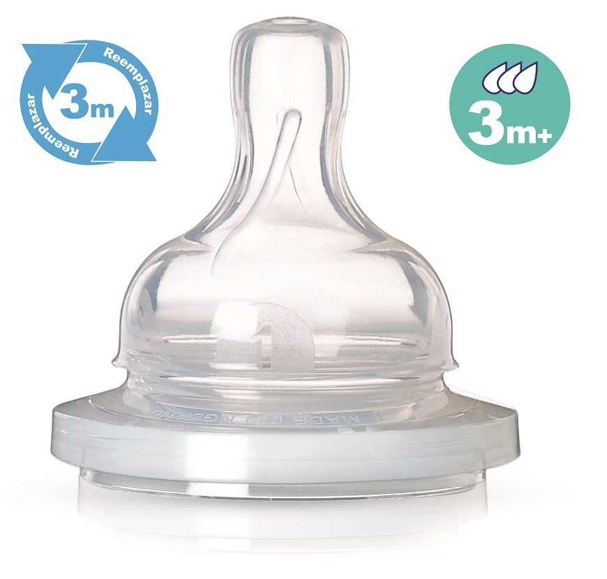 Philips Avent tetina clasic flujo medio 2 unidades