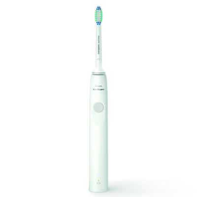 Cepillo Sonicare Serie 1000. 1 modo. Color blanco - botón verde menta - 1 cabezal Sensitive + cargador