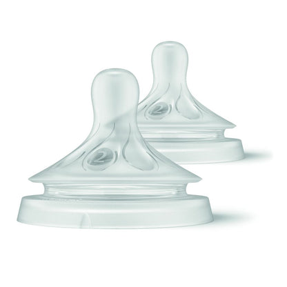 Philips Avent 2 Tetinas Natural Response T2 - flujo lento, 0m+