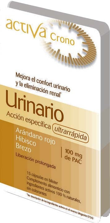 Activa crono urinario 15 cápsulas