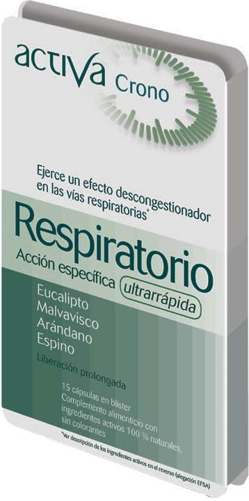 Activa crono respiratorio 15 cápsulas
