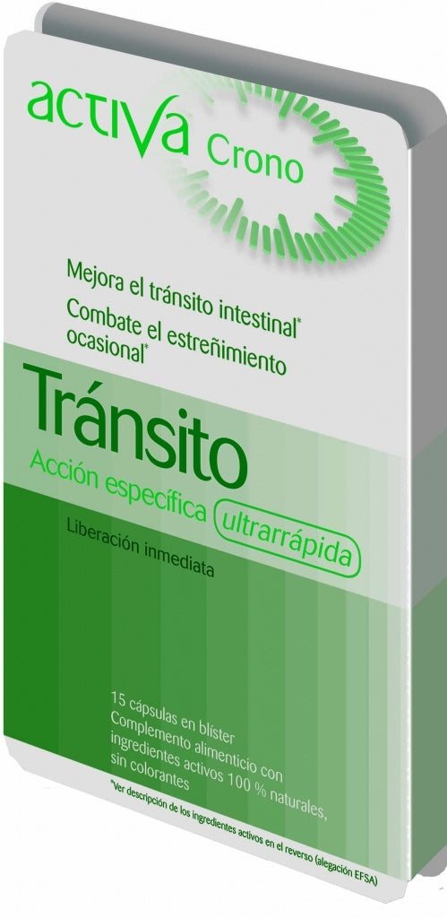 Activa crono tránsito 15 cápsulas