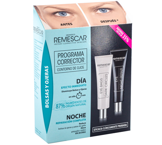 Remescar Programa Correct Bolsas 8ml + Reparador Noche 8ml