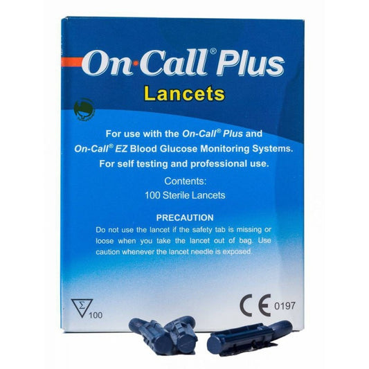 LANCETAS ON CALL PLUS CE BOLI 100 uds