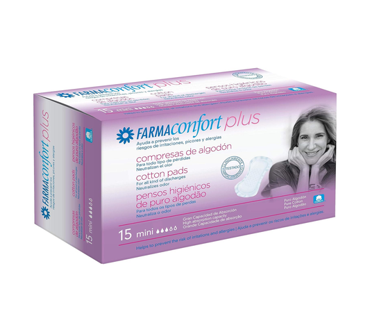 Farmaconfort Plus Compresa MINI Incontinencia Ligera 15 uds