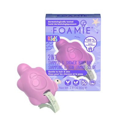 Foamie champú sólido NIÑOS Cuerpo y Cabello CEREZA Solido Sin Plasticos Eco