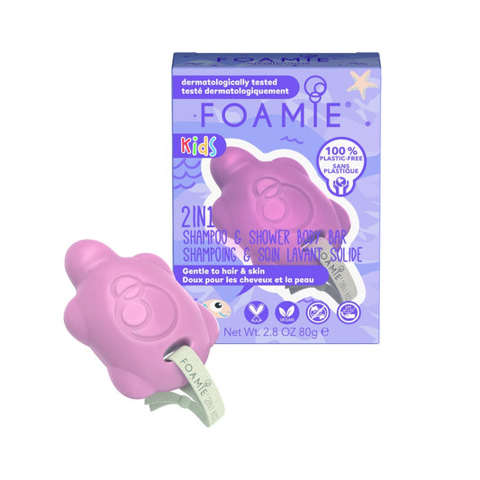 Foamie champú sólido NIÑOS Cuerpo y Cabello CEREZA Solido Sin Plasticos Eco