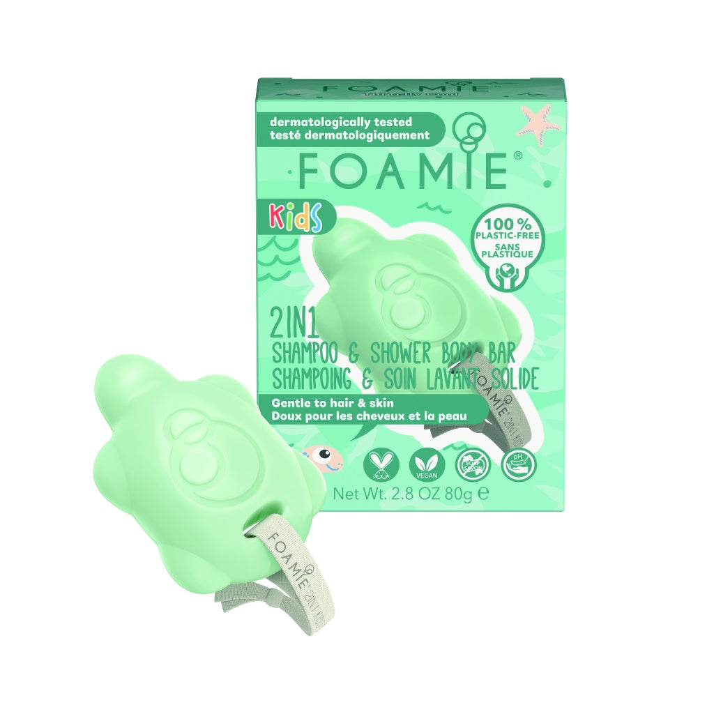 Foamie champú sólido NIÑOS Cuerpo y Cabello MANGO Y COCO Solido Sin Plasticos Eco