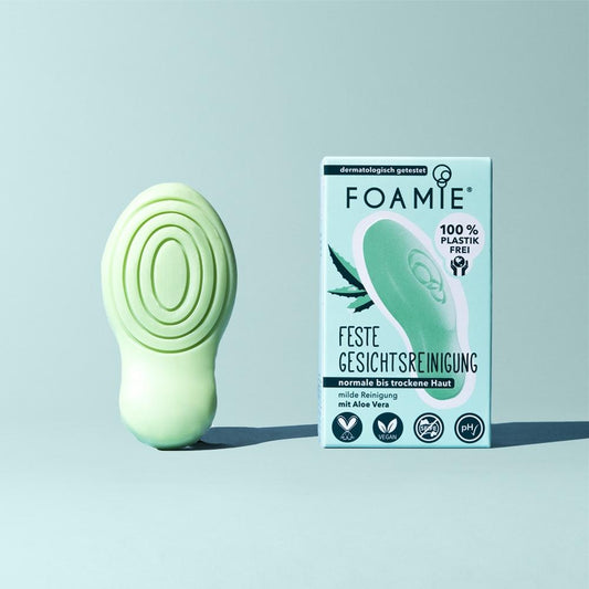 Foamie limpiador facial solido de aloe vera para piel seca Solido Sin Plasticos Eco