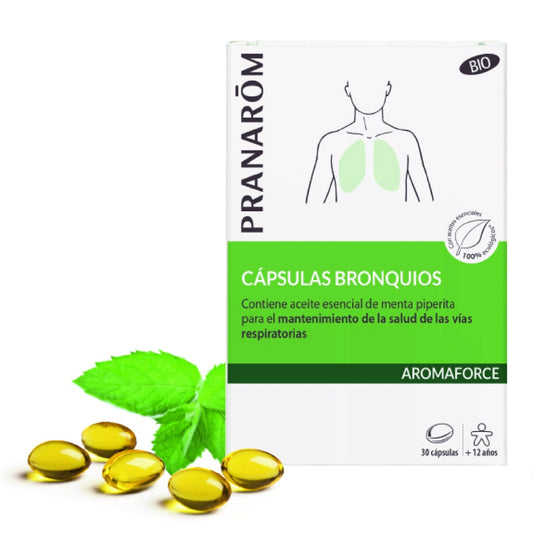 Pranarôm AROMAFORCE Cápsulas bronquios 30 cápsulas