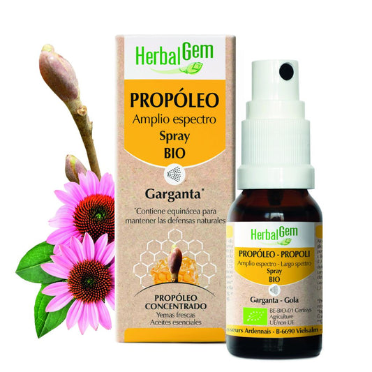HERBALGEM Propóleo Amplio espectro Spray Bio 15 ml