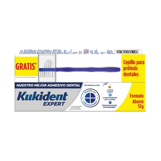 Kukident PRO EXPERT 57 gr + Cepillo Protesis GRATIS