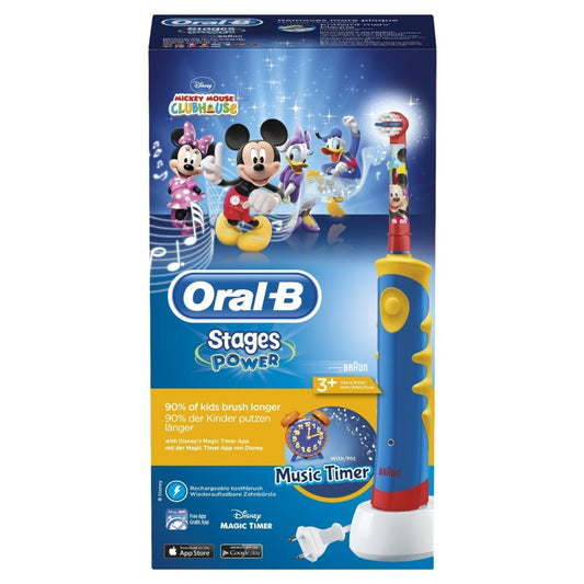 Oral-B cepillo eléctrico stages Mickey con avisador