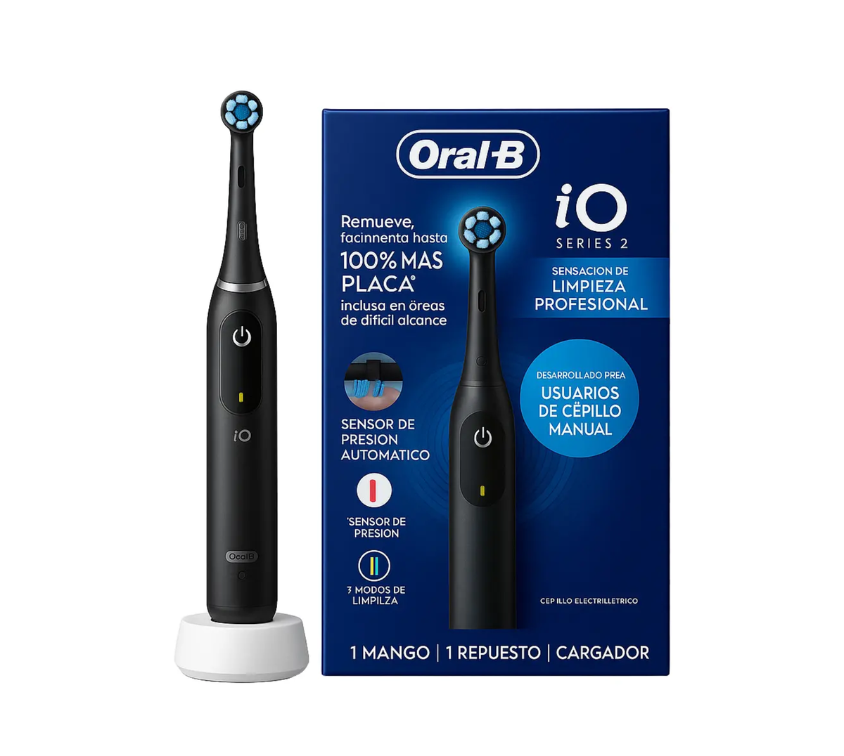 Oral-B Cepillo Electrico iO2 Adultos + 2 recambios