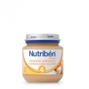 Nutriben Potito Manzana Naranja Plátano con Galleta 130 g