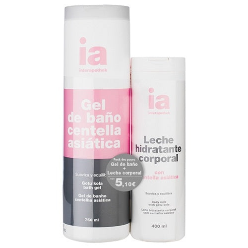 Interapothek Pack Gel centella+leche centella asiática