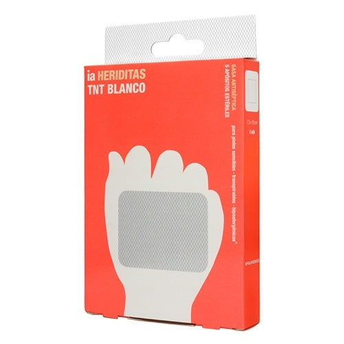 Interapothek Apósitos Tnt blanco 5 ui (post operatorio) 7,5X10cm