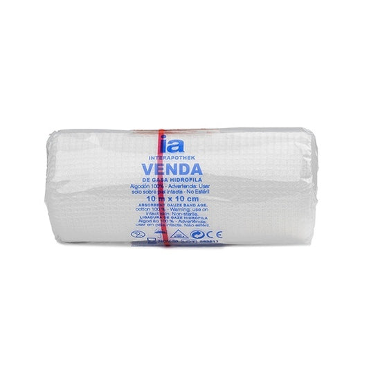Interapothek Venda gasa hidrofila 10x10 cm