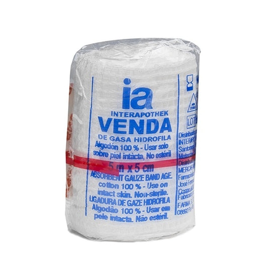Interapothek Venda gasa hidrofila 5x5 cm