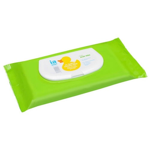 Interapothek Toallitas recambio bebé aloe vera 24 u con tapa