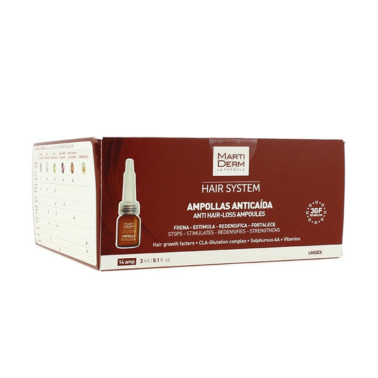 Martiderm Hair S 3Gf Anticaida 14 Ampollas