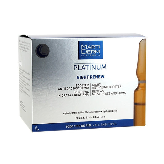 Martiderm Night Renew Antiedad 30 Ampollas