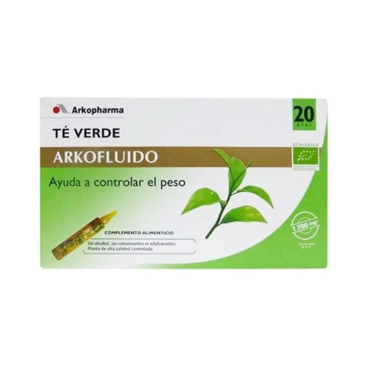 Arkofluido Té Verde 20 Ampollas