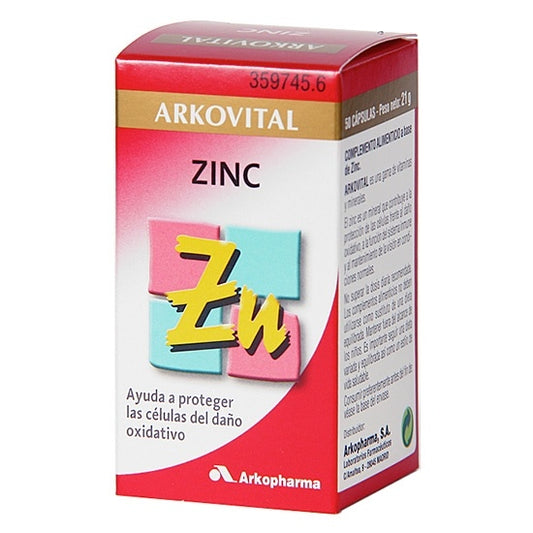 Arkovital Zinc 50 Cápsulas