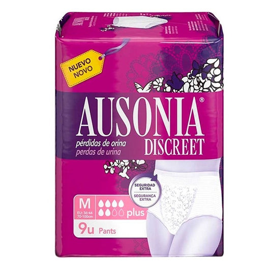 Ausonia Discreet Pants Plus Talla Mediana 9 Unidades