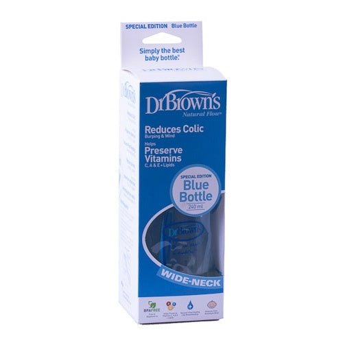Biberón Boca Ancha Azul 1 Dr Brown 270 Ml